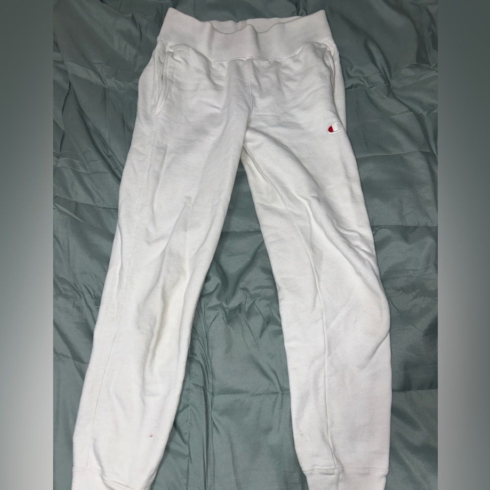 White champion sweatpants